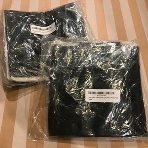 4 Black Waist Aprons